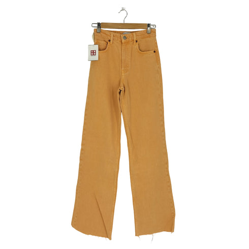 ザラ ZARA WIDE LEG JEANS ワイドレッグジーンズ デニムパンツ レディース  USA:4